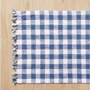NWT Serena and Lilly Gingham Placemats Set of 4 in French Blue